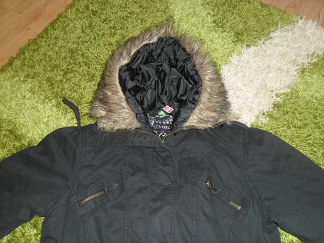 Šikovná vetrovočka s kapucnou , denim,38