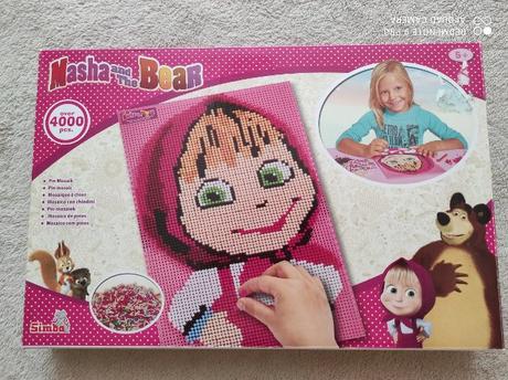 Mozaika máša a medveď,