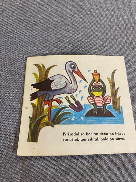 Stará retro miniknižka skokanské preteky,