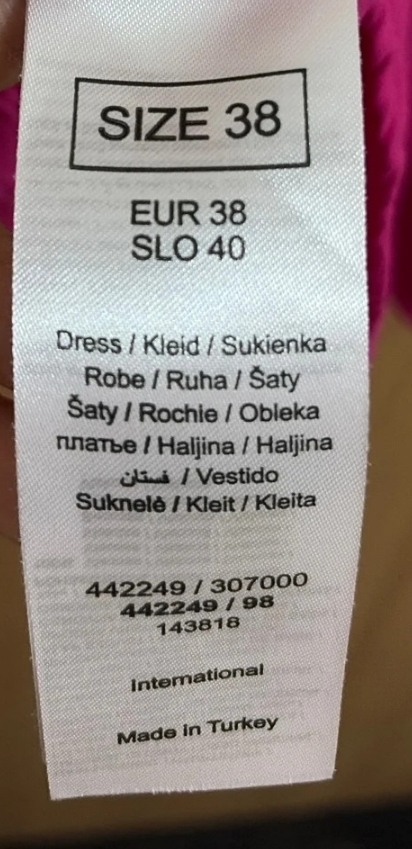 Šaty z viskózy, orsay,m