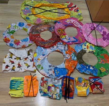 Rukavniky  do vody vesta na plávanie kolesa, 