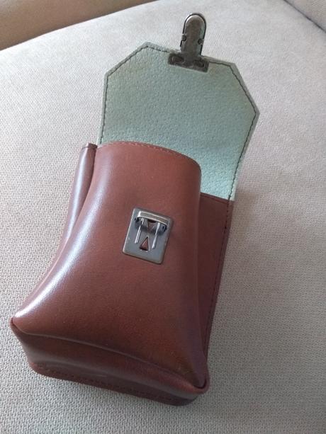 Retro kožené púzdro na opasok,