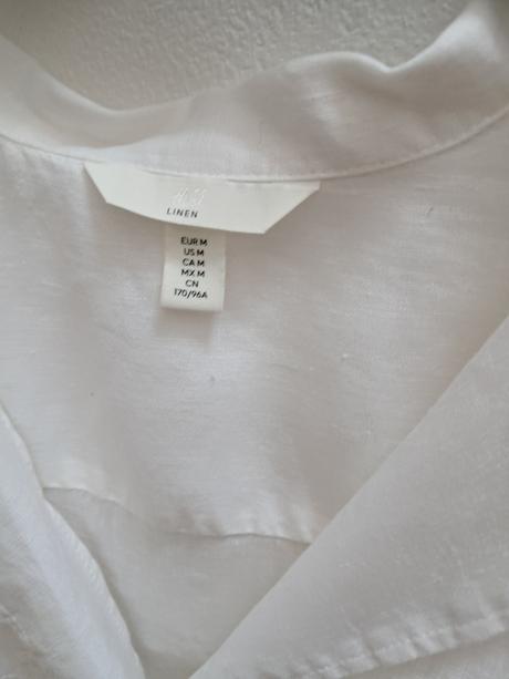 Ľanová košeľa, h&m,m