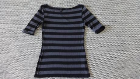 H&m pásikavý top xs, h&m,xs