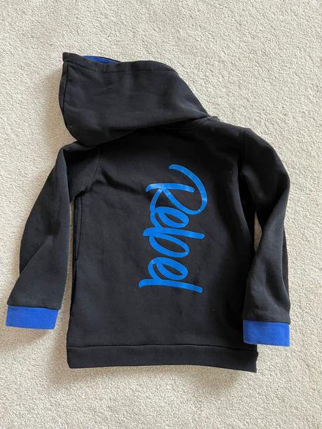 Zateplena mikina, rebel kids,110