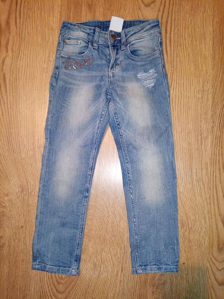 Kvalitné rifle -4/5, denim,104