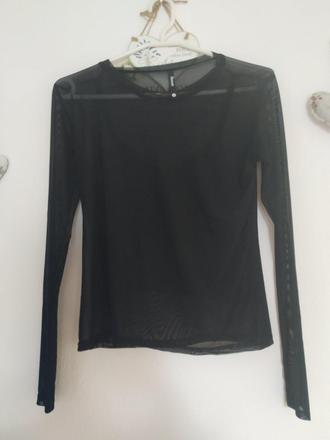 Priesvitná blúzka, s