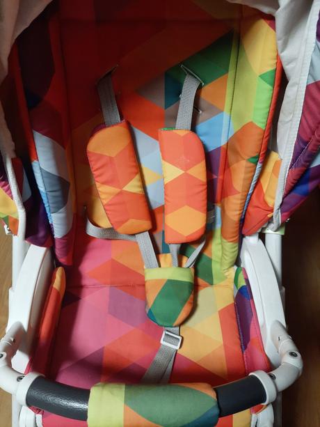 Bexa cube, farebný, dobre zachovalý kočík 3v1, bexa,bexa cube