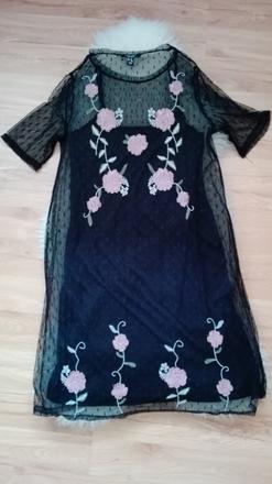 Tehotenské vyšívané šaty, new look,xxxl