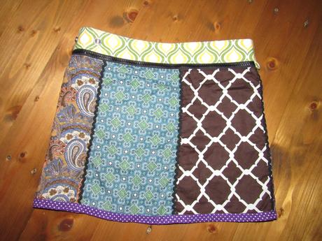 Obojstranná zavinovacia sukňa, xs