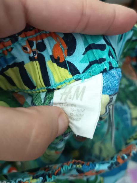 Chlapčenské tenké šortky, h&m,86