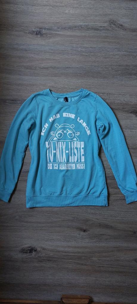 Tyrkysová mikina, xs