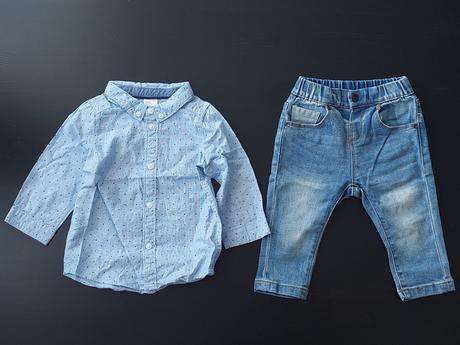 Set košeľa h&m a nohavice, h&m,74