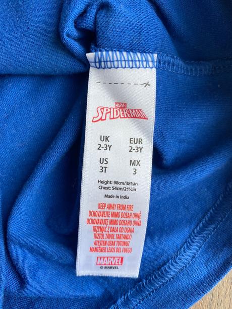 Tričko spiderman, marvel,98