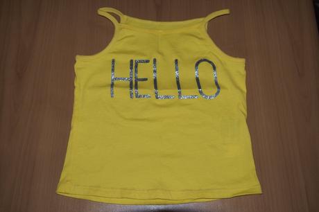 Dievčenské tričko bez rukávov, 116