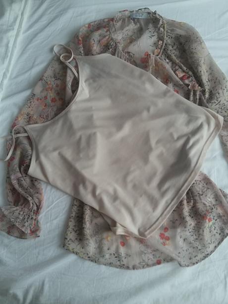 Blúzka s tielkom, marks & spencer,l