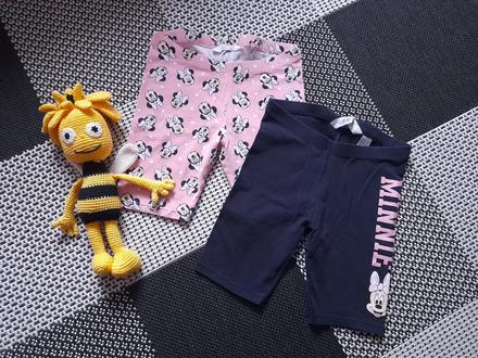 2x šortky, h&m,122