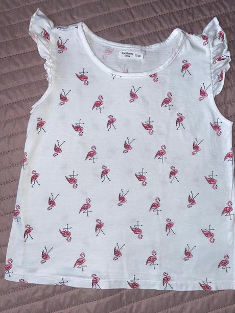 Tričko plameniaky 122, sinsay,122