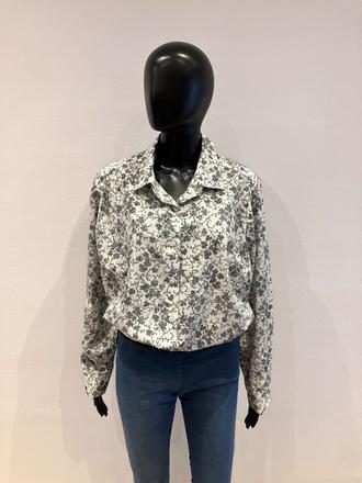 Dámska vzorovaná blúzka dlhý rukáv (50), 5xl