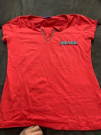 Tričko s detailom na vrecku m, m