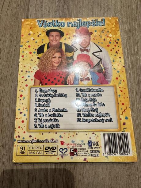 Dvd smejko a tanculienka, 