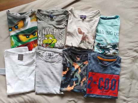 Mix tričiek krátky rukáv, 116