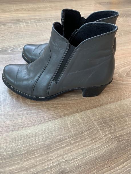 Kožené kotníkové topánky, 37
