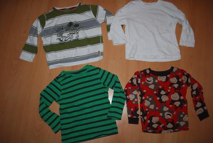 4 tričká ,v.86/92,cena spolu, carter's,86