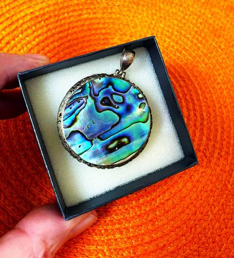 Starožitná súprava náušnice + medajlón, 