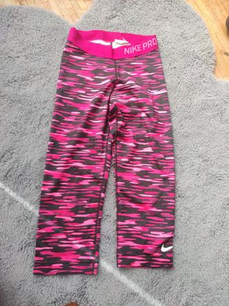 3/4 legíny nike pro, nike,xs