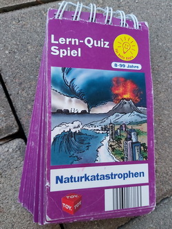 Náučný kvíz o prírodných katastrofách v nemčine, 