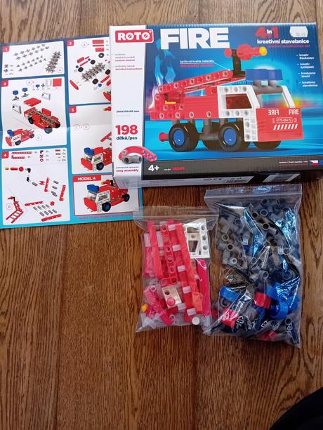 Kreativna stavebnicu roto fire., 