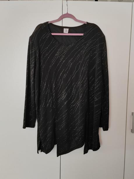 Elegantná trblietavá blúzka 4xl, 54