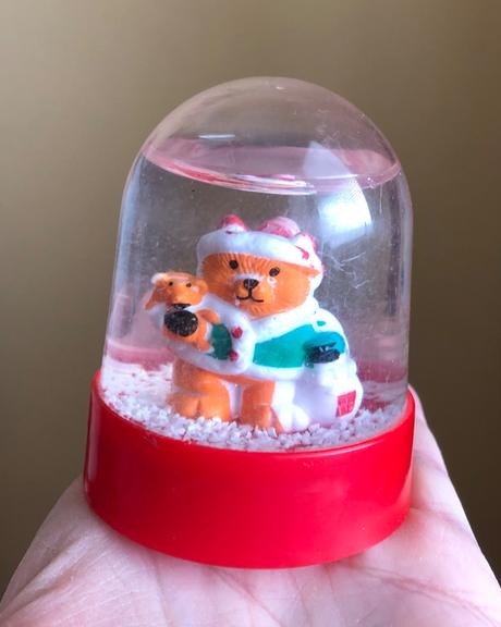 Snežítko s mackom,