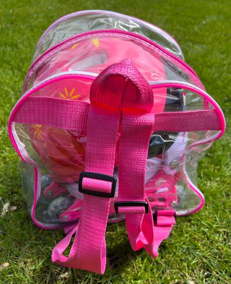 Set korčule na kolieska a prilba v batohu, 28