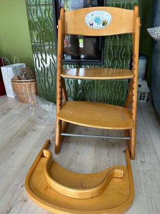 Drevena rastuca stolicka,