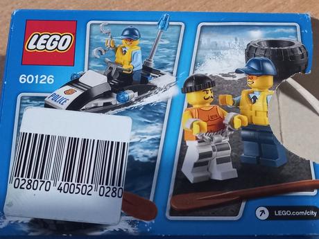 Lego city 60126 policajný čln z roku 2016,