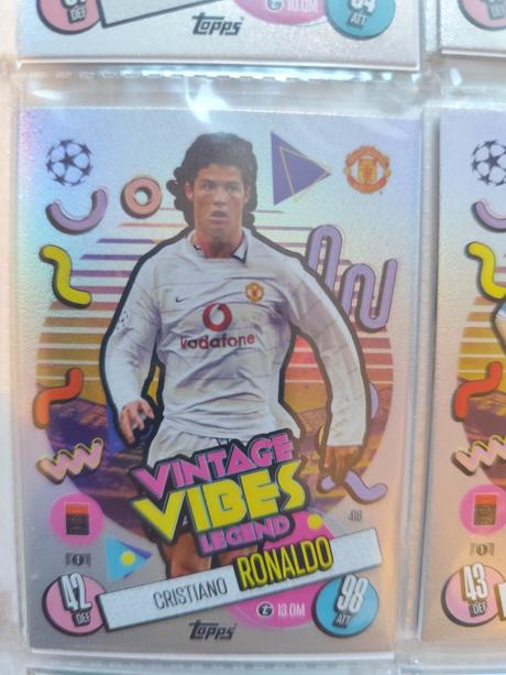 Futbalové kartičky match attax 2024/25 vintage, 