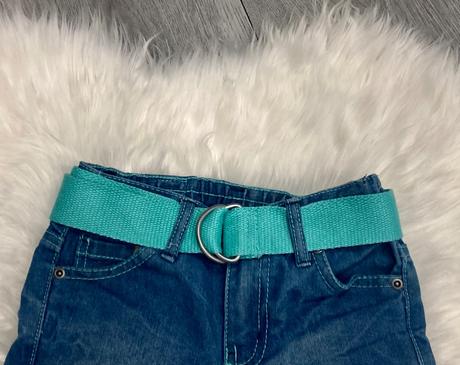 Rifľové šortky s opaskom veľ. 92, kik,92