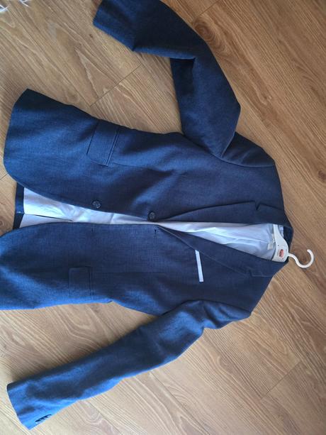 Nádherné sako v modrej farbe, h&m,170
