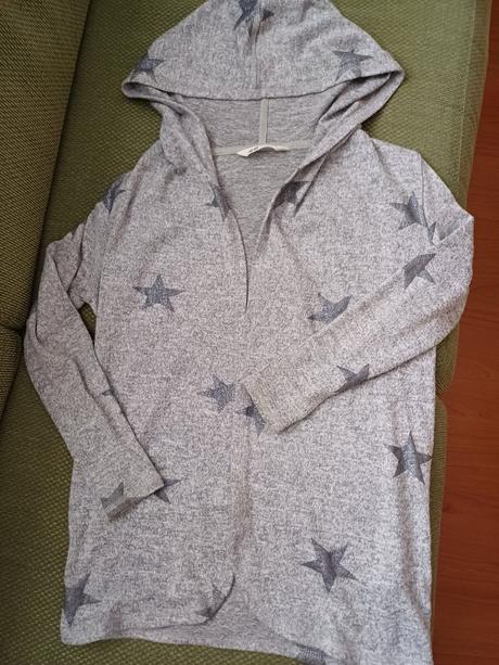 Sveter s kapucnou, h&m,146