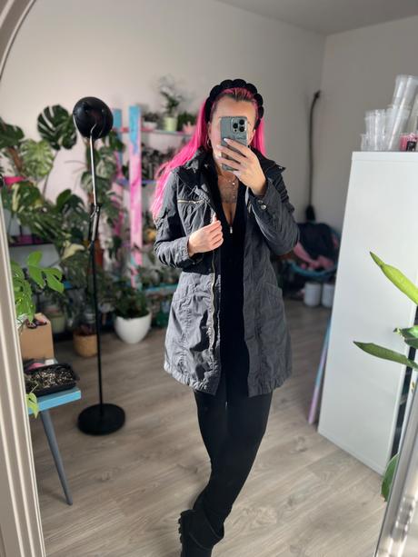 Damska parka h&m, h&m,s