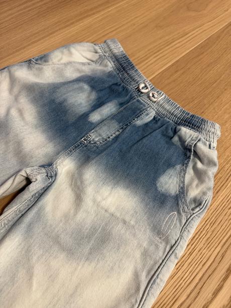 Šortky s vyblednutým vzhľadom, zara,140