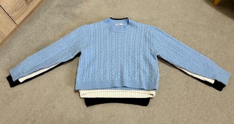 3ks pulovre 146/152 - cena spolu, new yorker,146