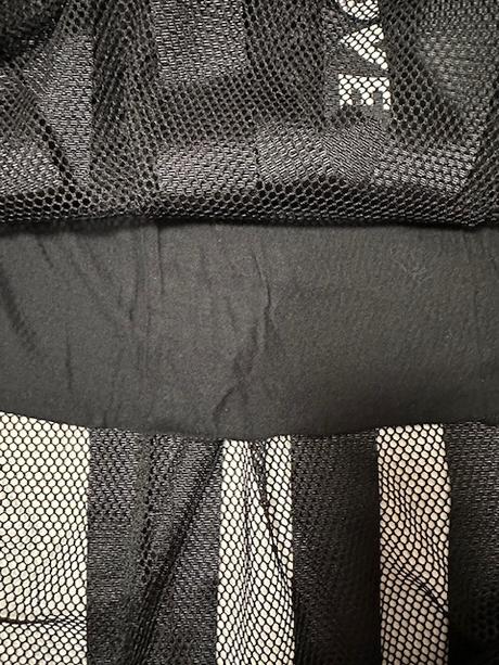 Sieťovaná midi sukňa so spodničkou,