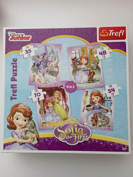 Puzzle 4v1 princezná sofia, 