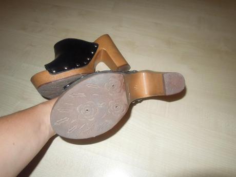 Čierne kožené vsuvky humanic 36, humanic,36