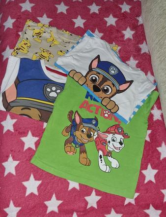 Tričká paw patrol a pokémon, v. 98/104, 98