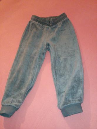 Velurove tepláčiky, h&m,92