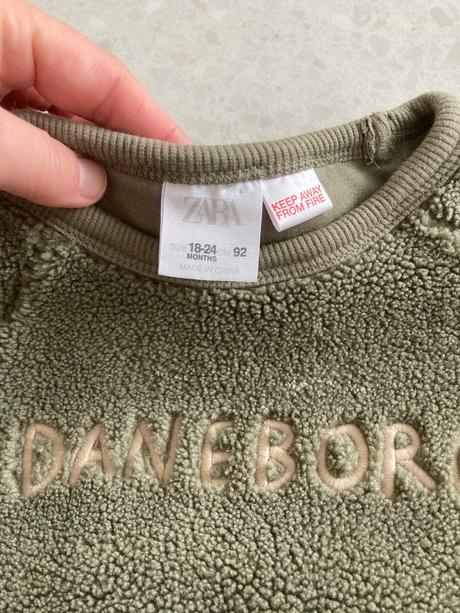 Huňatá mikina, zara,92